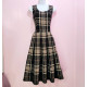 Black Tartan Dress