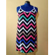 Chevron slip dress