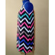 Chevron slip dress