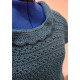 Navy cowl neck sweater