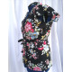 Floral wrap blouse