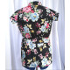Floral wrap blouse